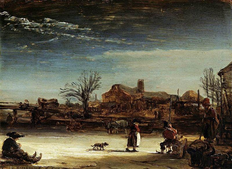 Winter Landscape, Rembrandt Peale